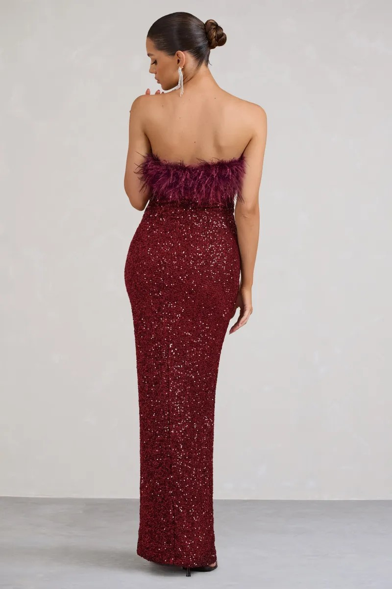 Old Money Bodycon Sequin Dress