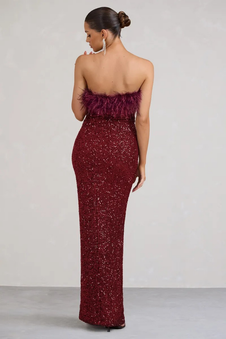 Old Money Bodycon Sequin Dress