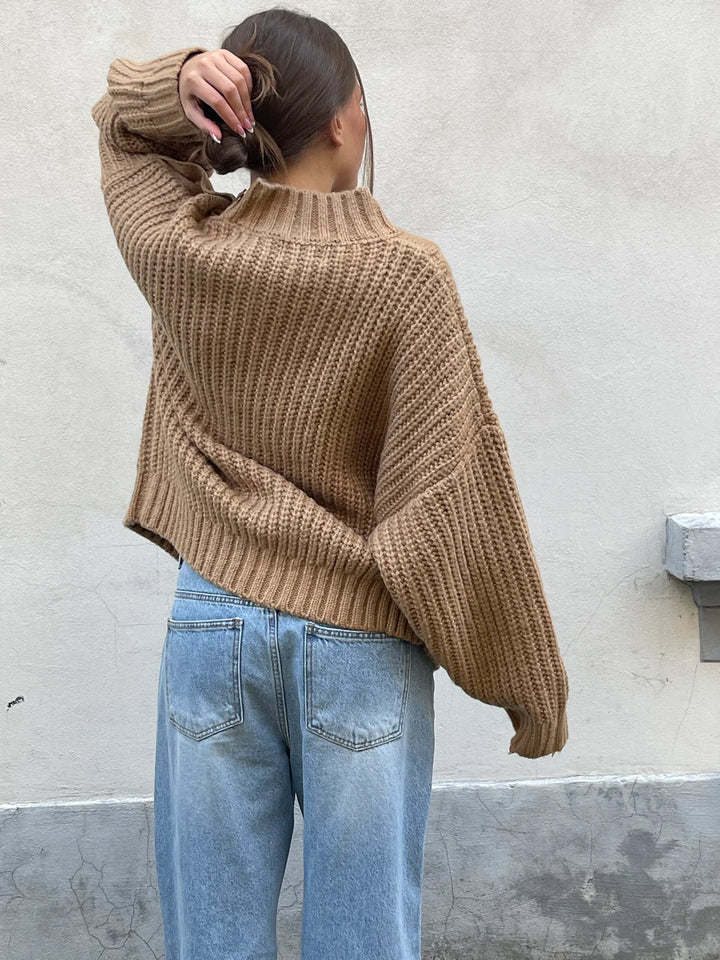 Turtleneck Knit Camel