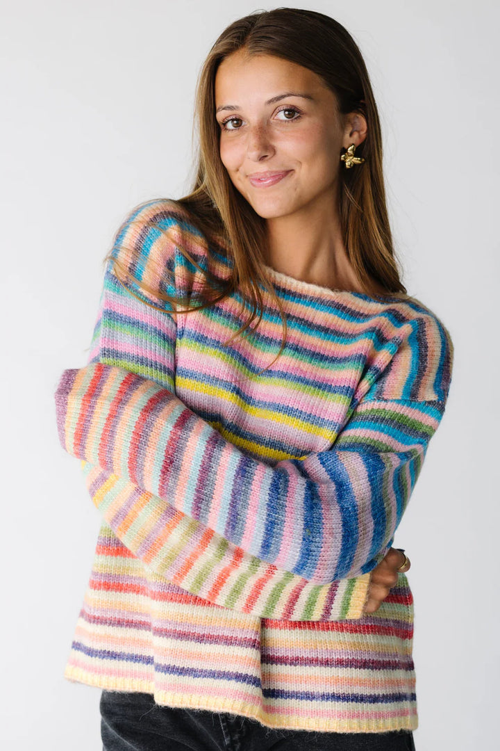 Striped Pullover Sweater
