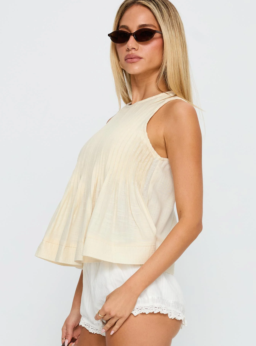 Sunbeam Pleated Swing Top