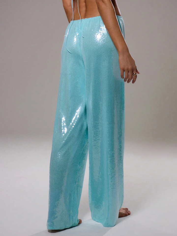 Musera Sequin Low Rise Trousers